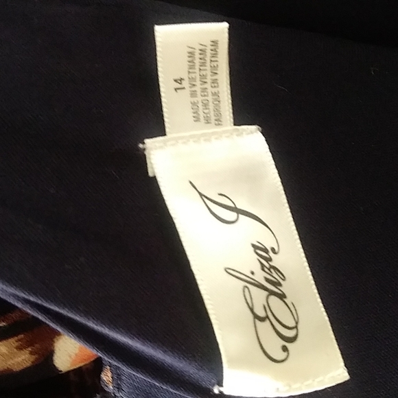 Birds & Floral Pattern Bell Sleeve Flounce Ruffle Hem Dress sz 14 - Picture 11 of 16